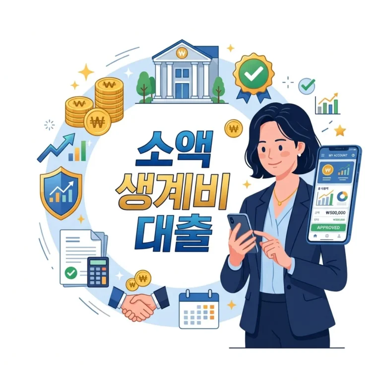 소액생계비대출 무직자도 100만원 즉시 신청하는 방법과 조건