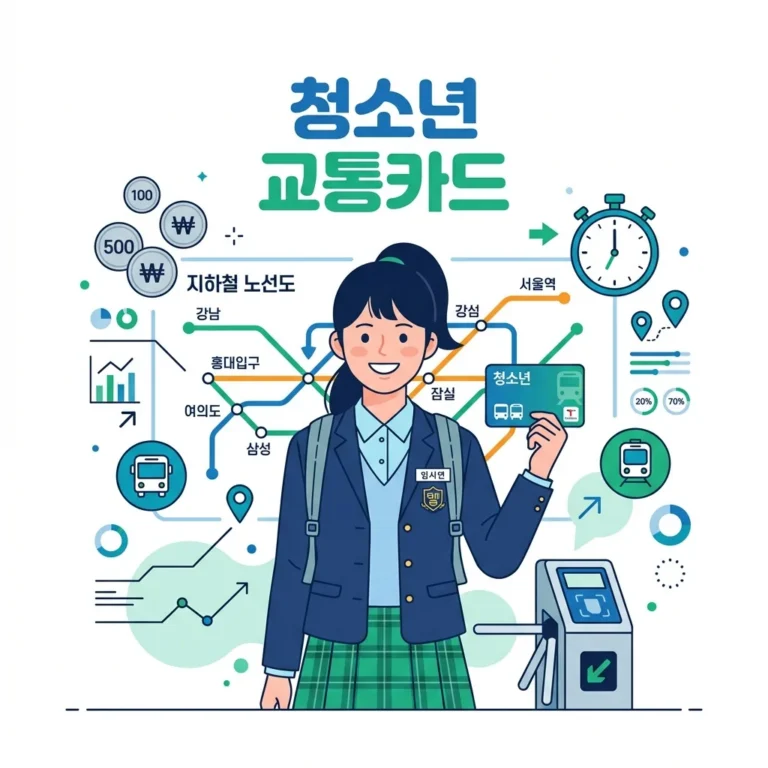 청소년교통카드 발급부터 할인 등록까지 완벽 정리 가이드