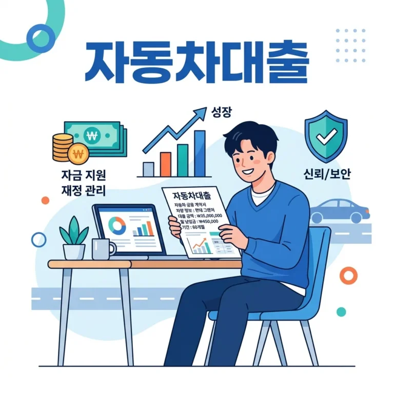 자동차담보대출금리 비교하고 효율적인 자금 마련하는 핵심 방법