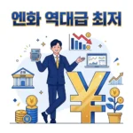 엔화 40년 만에 최저치 기록, 원화 가치와 향후 경제 전망 분석