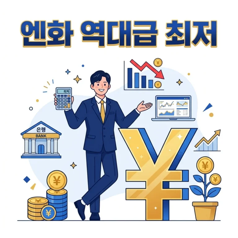 엔화 40년 만에 최저치 기록, 원화 가치와 향후 경제 전망 분석
