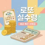 로또실수령액계산기: 당첨금 세금 계산법 & 2026년 최신 수령 가이드
