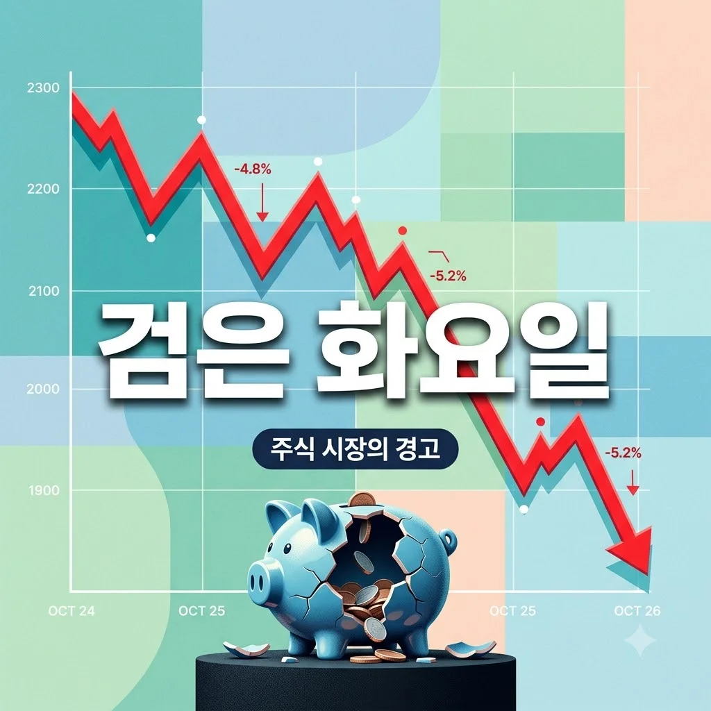 검은 화요일, 주식 시장 폭락의 역사와 2026년 한국 증시 원인 분석