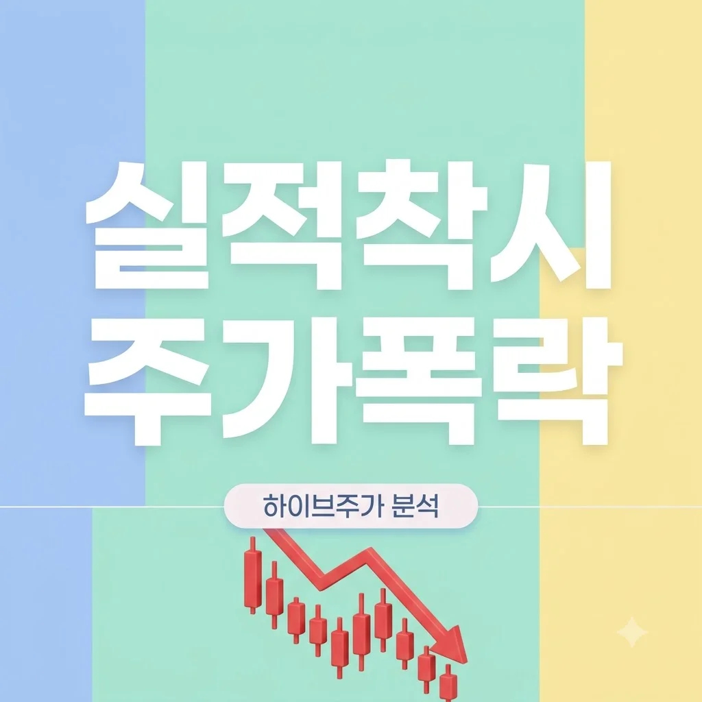 하이브 주가 급락 이유, 역대급 실적 뒤에 숨겨진 3가지 진실