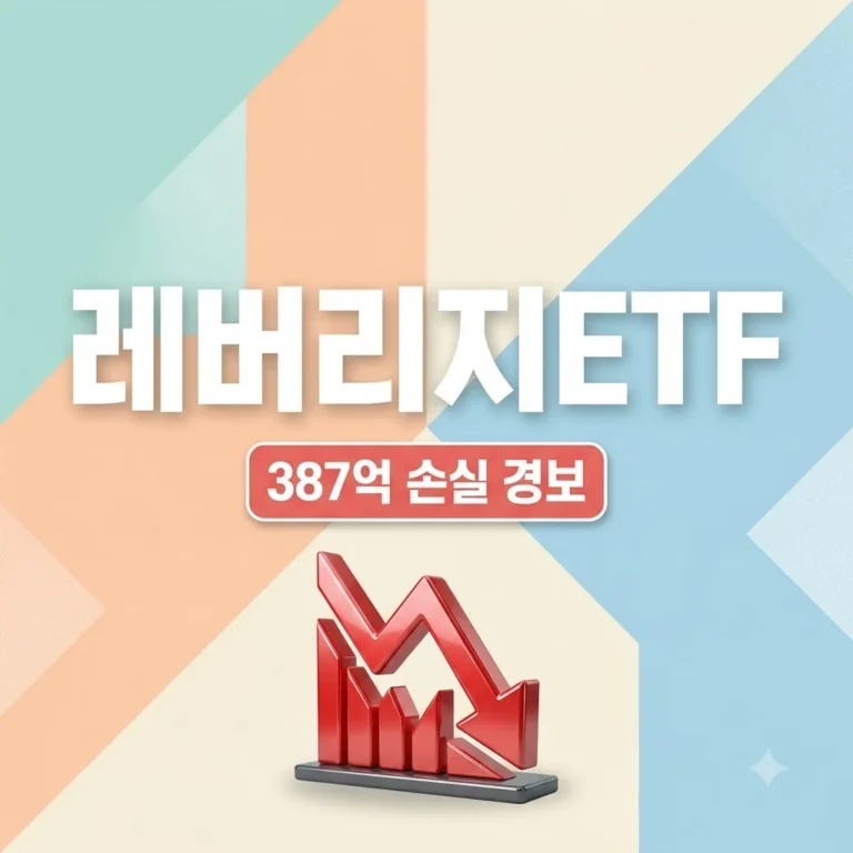 레버리지ETF 개인투자자 387억 손실 원인과 음의 복리 위험성