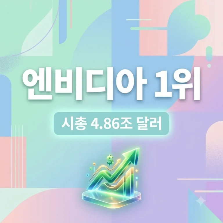 엔비디아 시총 4.86조 달러 1위 탈환! 글로벌 증시 영향과 전망
