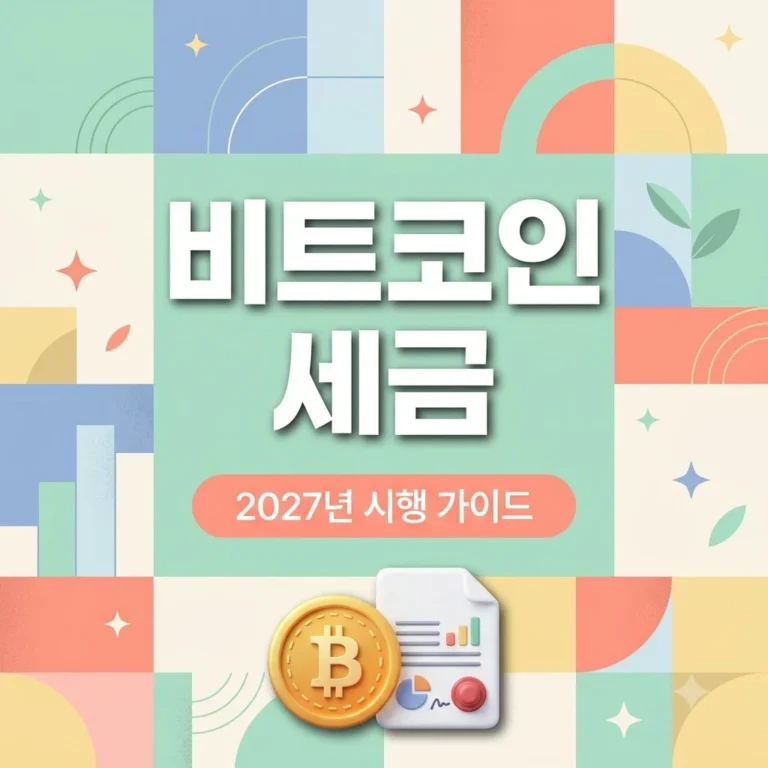 비트코인 세금 2027년 시행, 연말 가격에 맞춘 절세 전략