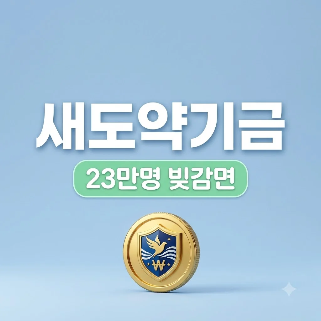 새도약기금 2.6조 연체채권 매입으로 23만명 수혜 및 신청 조건 안내
