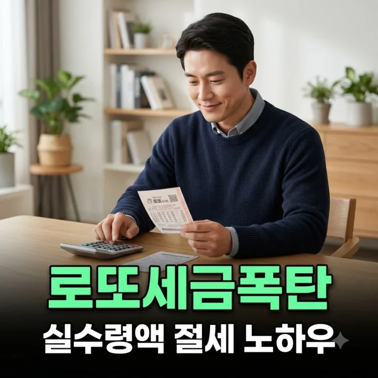 로또 1등 당첨 세금 리스크 정리와 실수령액 늘리는 수령법 2 로또 1등 당첨 세금 리스크 정리와 실수령액 늘리는 수령법
