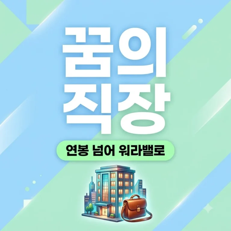 삼성전자·SK하이닉스 아닌 꿈의 직장 어디? 2026 직장인 선호도 총정리