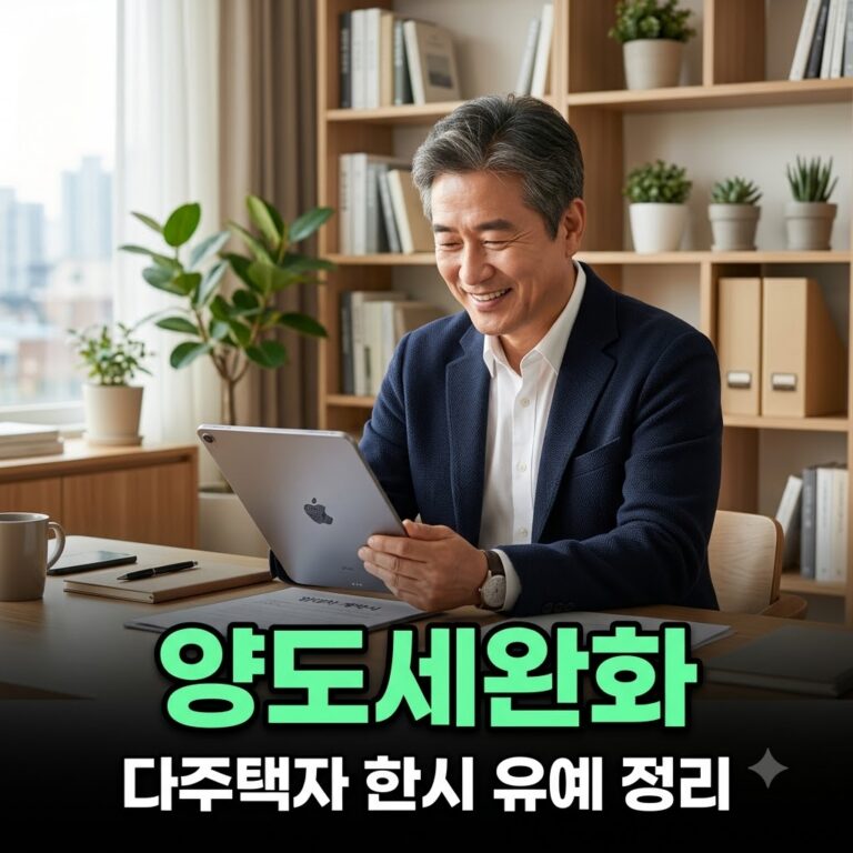 2026 세제개편…다주택 양도세 중과 한시완화 총정리