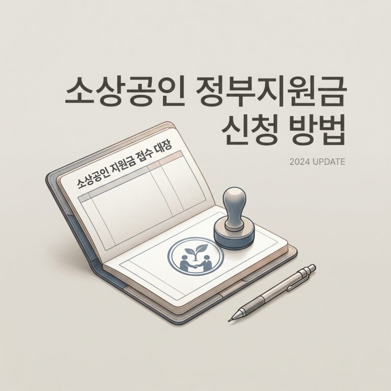 ai thumbnail minimal 소상공인 정부지원금 신청 방법 1790614807