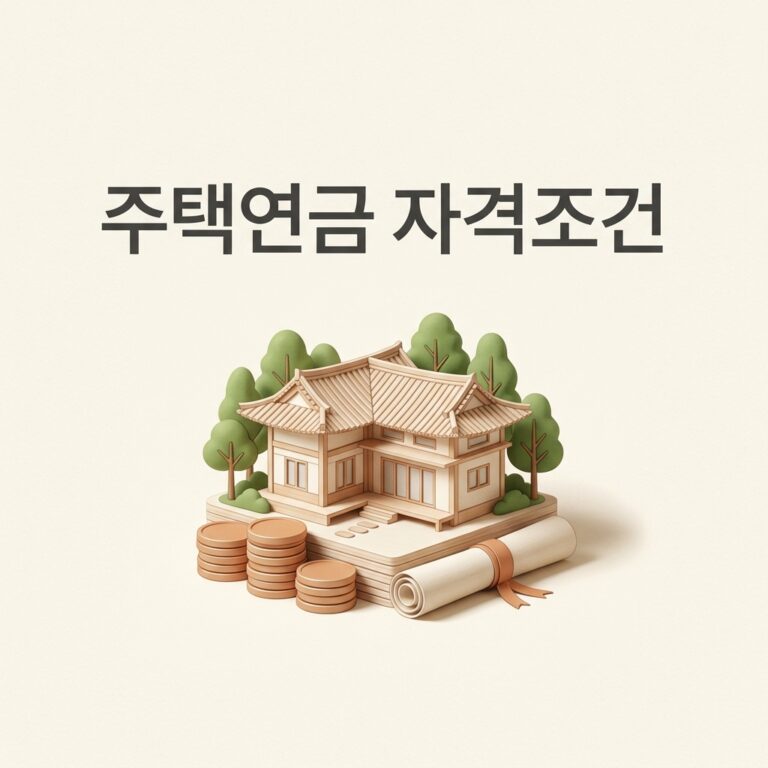 ai thumbnail minimal 주택연금 자격조건 1790614714