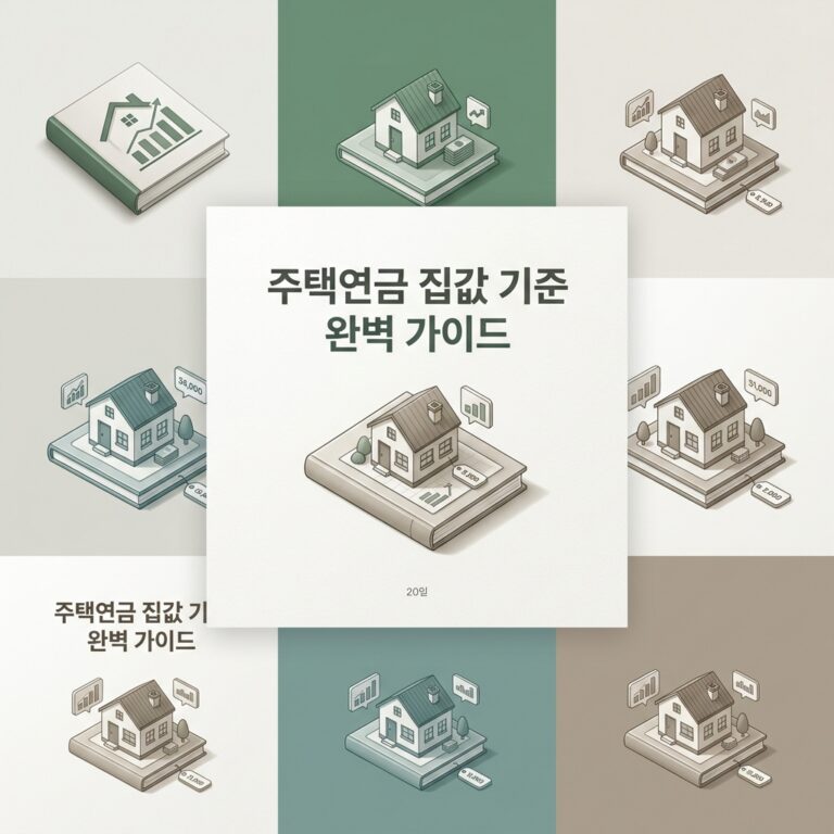 ai thumbnail minimal 주택연금 집값 기준 완벽 가이드 1789972460